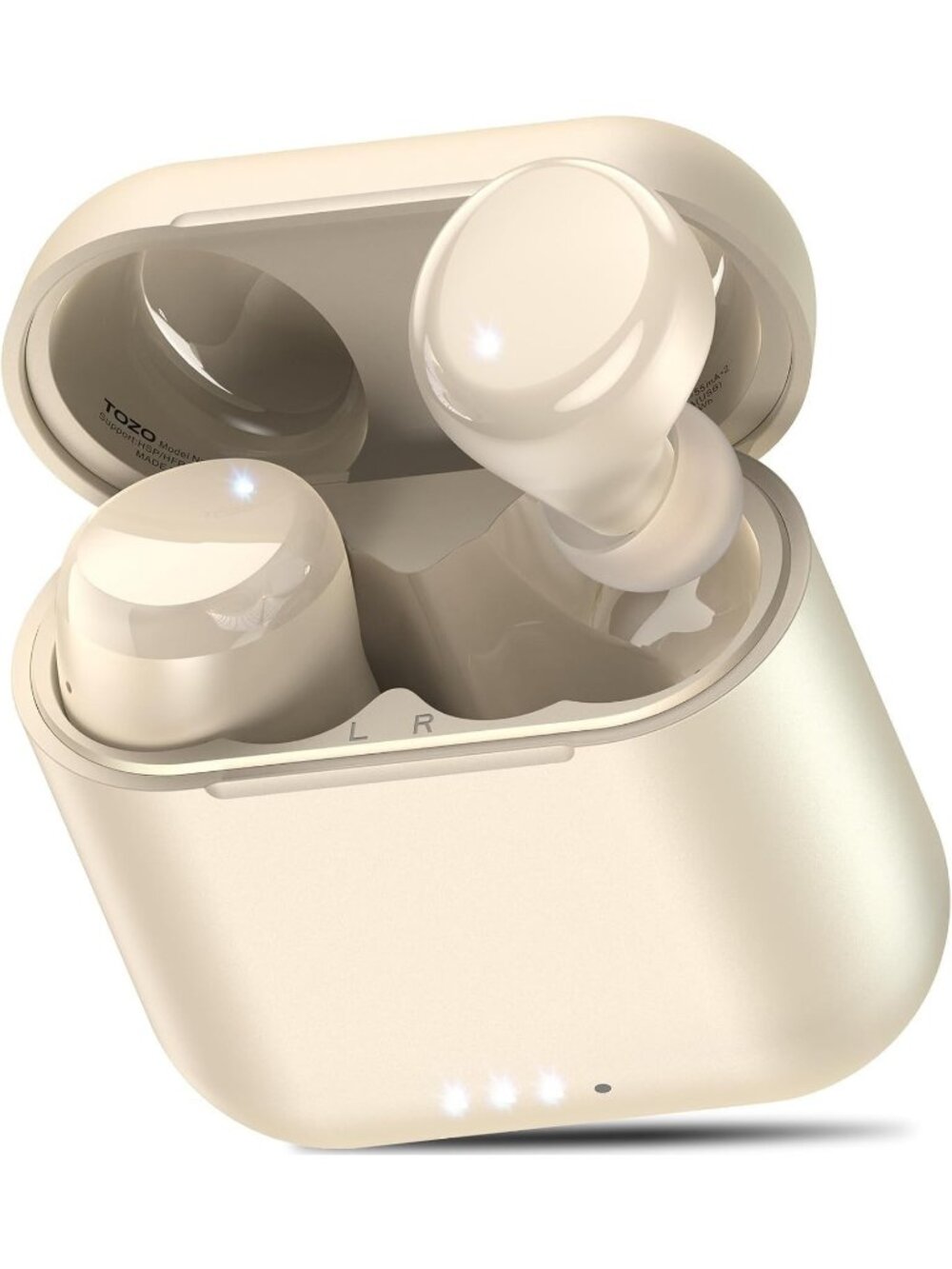 Wireless Khaki Stereo Sound 50 Hours Playtime Waterproof Bluetooth 5.3 Earbud